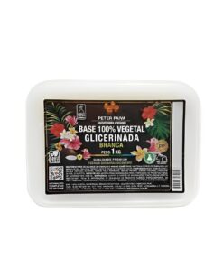Base Glicerinada Sabonete Peter Paiva Branca Vegetal 1kg